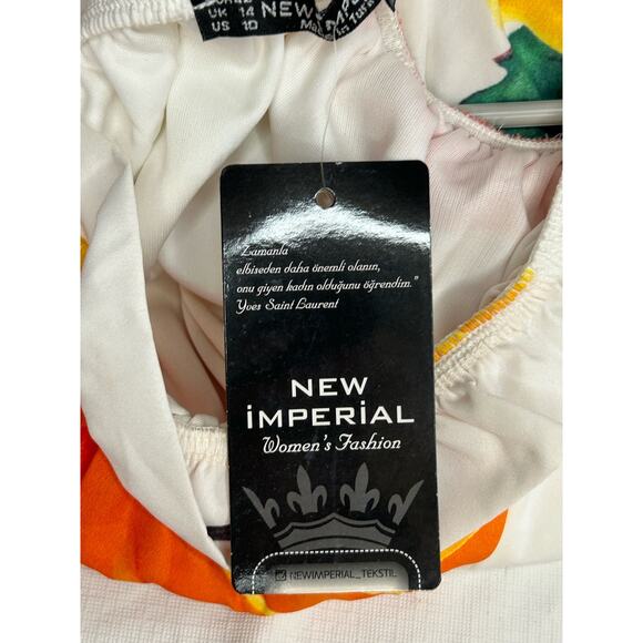 NWT New Imperial Women's Floral Dress Turkish Made - Picture 2 of 10